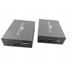 Przedłużacz EXTENDER KVM HDMI RJ45 150m 1080p@60Hz CAT6 klawiatura + mysz