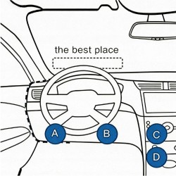 A8 OBD2 HUD Samochodowy Wyświetlacz Head-Up – Projekcja na szybę