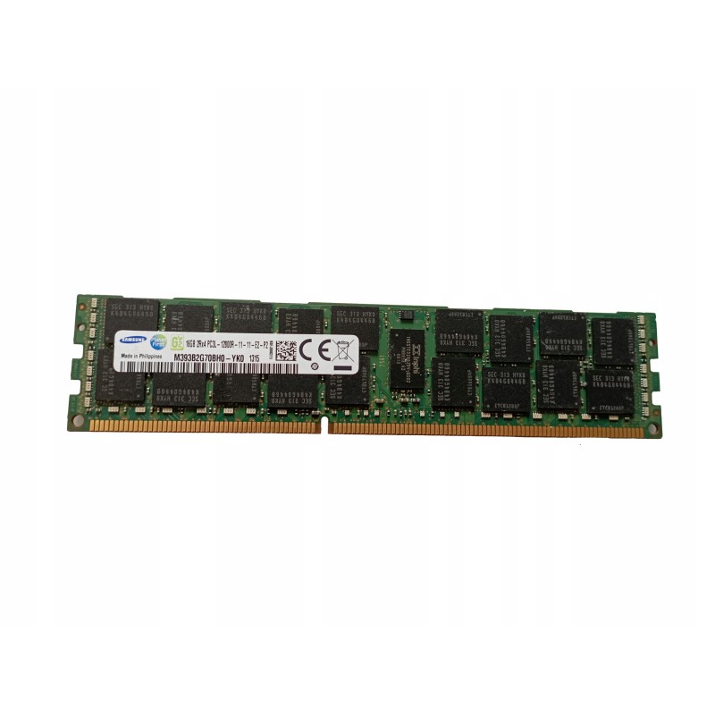 Pamięć RAM Samsung 16GB 2Rx4 DDR3 PC3L-12800R M393B2G70BH0-YK0 ECC-Reg