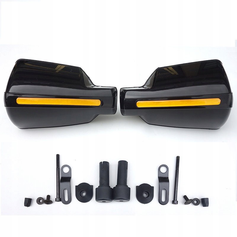 2x UNIWERSALNE HANDBARY MOTOCYKL MOTOR QUAD SKUTER ODBLASK OSŁONY DŁONI RĄK