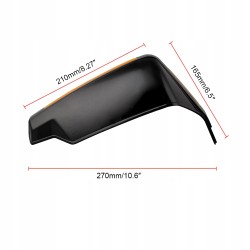 2x UNIWERSALNE HANDBARY MOTOCYKL MOTOR QUAD SKUTER ODBLASK OSŁONY DŁONI RĄK