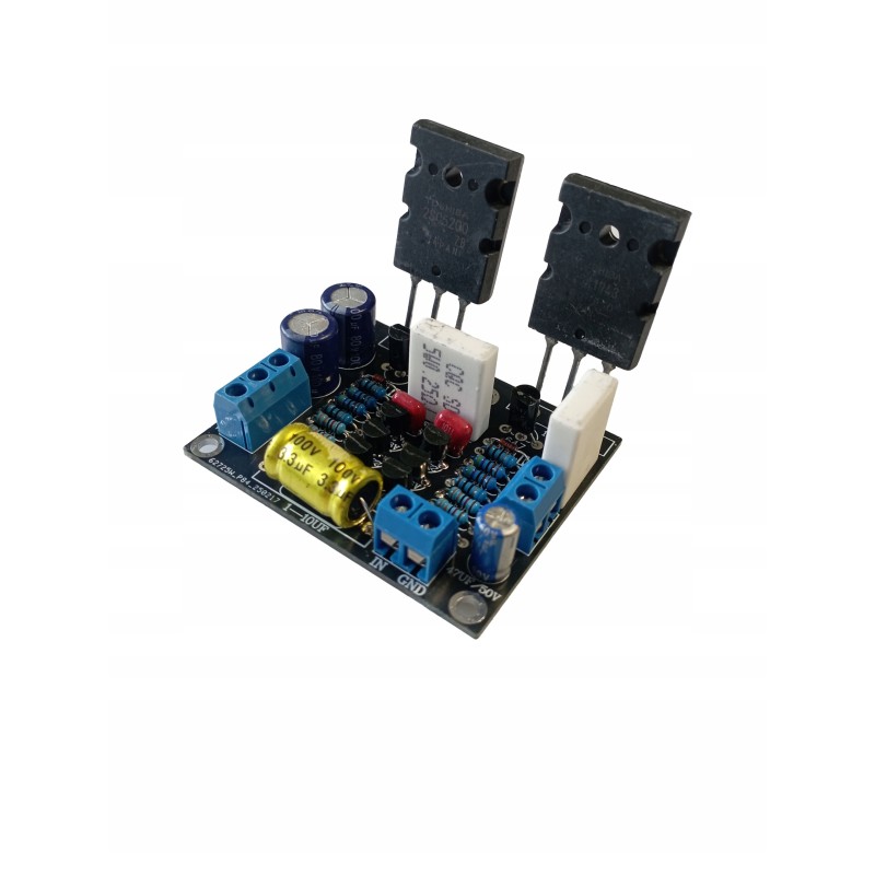 Wzmacniacz audio klasa AB Toshiba 2SC5200 2SA1943 100W Mono DC +-20-60V