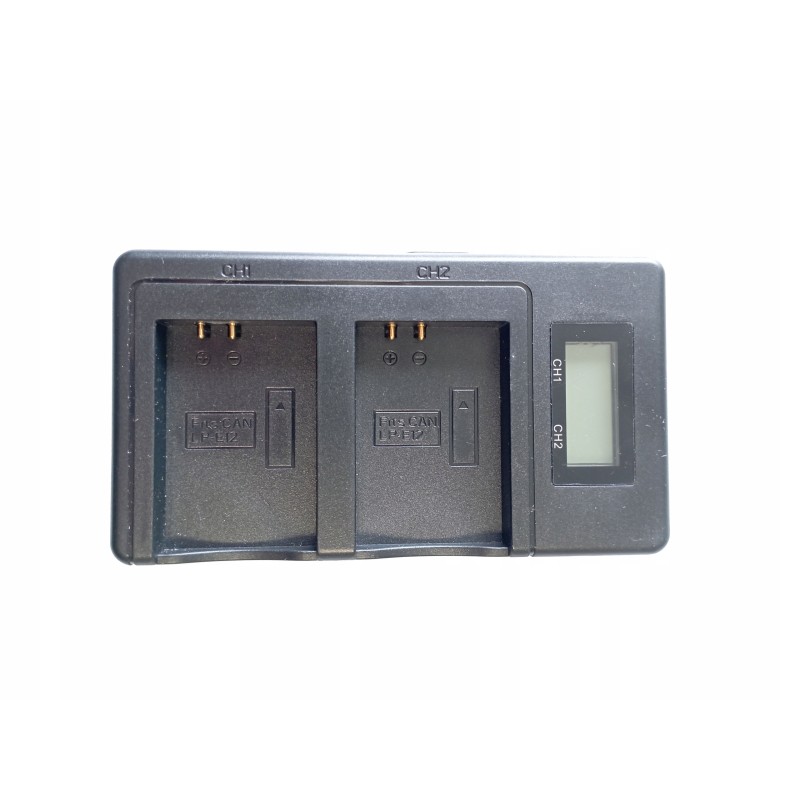 Ładowarka baterii akumulatorków Canon LP-E12 USB-A USB-C USB mini A
