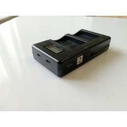 Ładowarka baterii akumulatorków Canon LP-E12 USB-A USB-C USB mini A