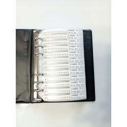 Książka zestaw rezystorów 1206 1% SMD 4250szt 170 wartości 0 - 10M Ohm