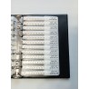 Książka zestaw kondensatorów 1206 SMD 50V 2000szt 80 wartości 0.1pF-1uF