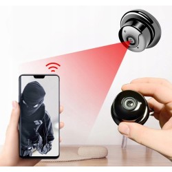 Kamera wifi ip szpiegowska mała mini na podczerwień na kartę pamięci i bez